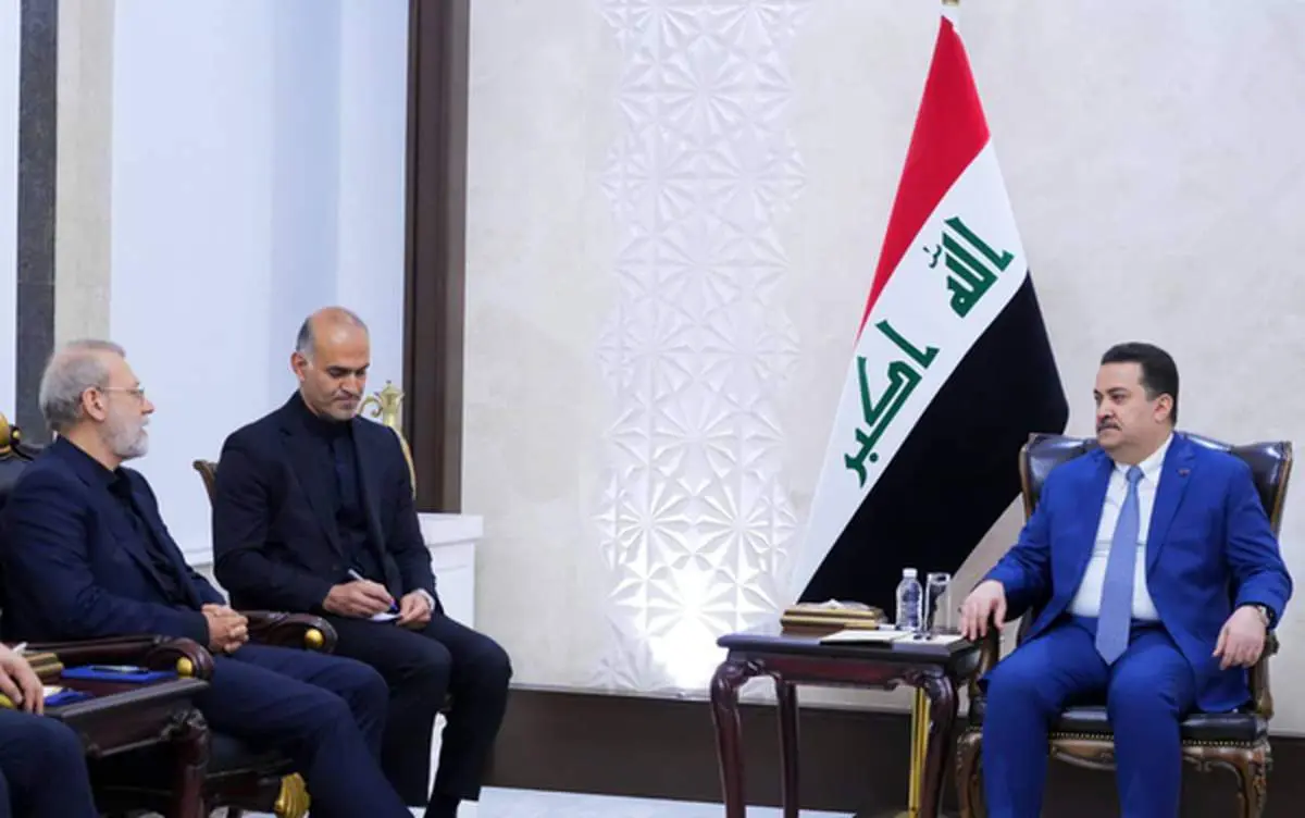 دیدار لاریجانی با نخست‌وزیر عراق 
