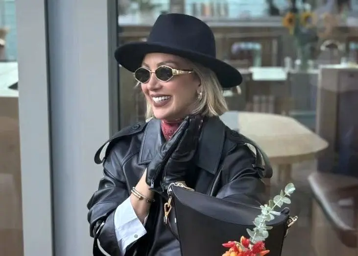  مینا مختاری با استایل بالیوودی و موهای کوتاه!/ عکس