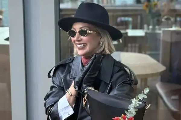  مینا مختاری با استایل بالیوودی و موهای کوتاه!/ عکس