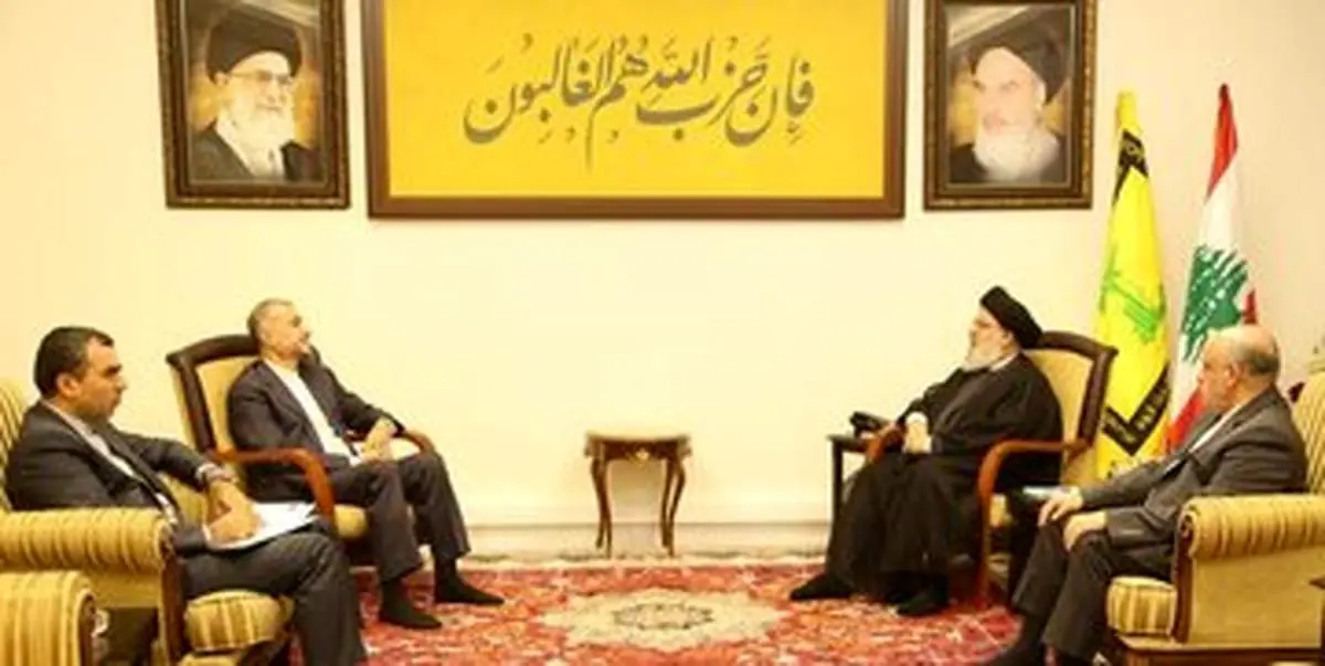 دیدار امیر عبداللهیان با سید حسن نصرالله