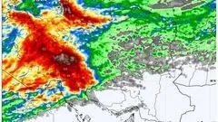 آغاز فعالیت سامانه بارش‌های سنگین از فردا؛ کاهش محسوس دما از سه‌شنبه