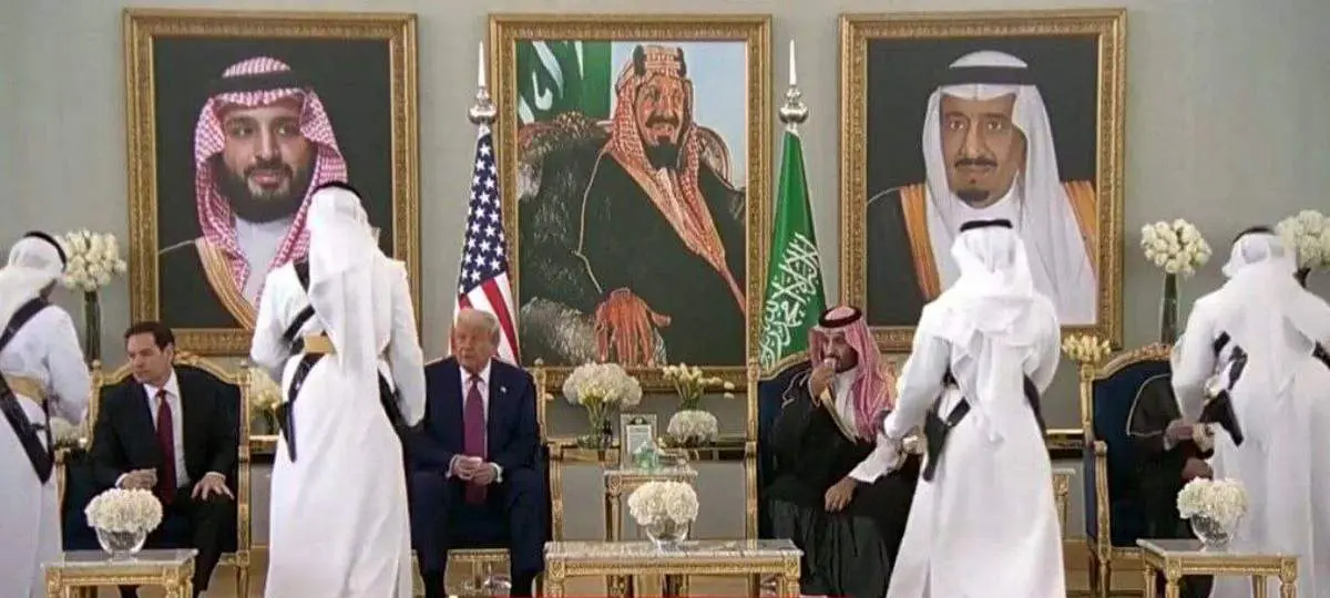 حرکت جنجالی ترامپ در بدو ورود به عربستان