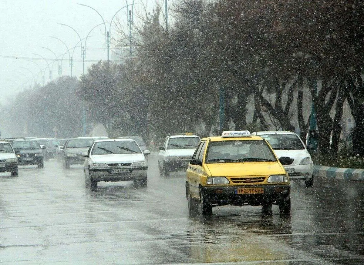 برف و باران شدید در ۱۹ استان 