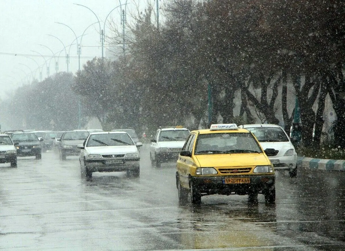برف و باران شدید در ۱۹ استان 