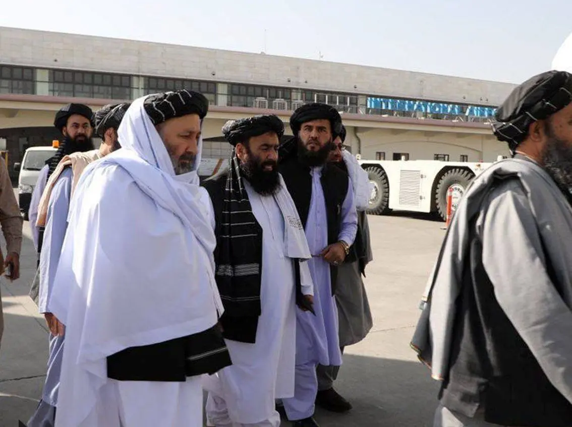 هیات طالبان در راه تهران