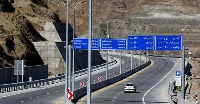 افتتاح فاز دوم آزادراه تهران-شمال از امروز