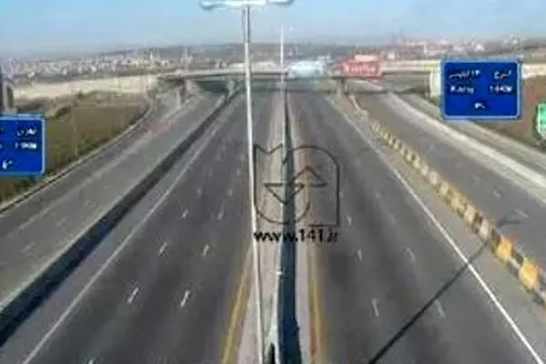 مسیر تهران-کرج ۸ شب مسدود می‌شود
