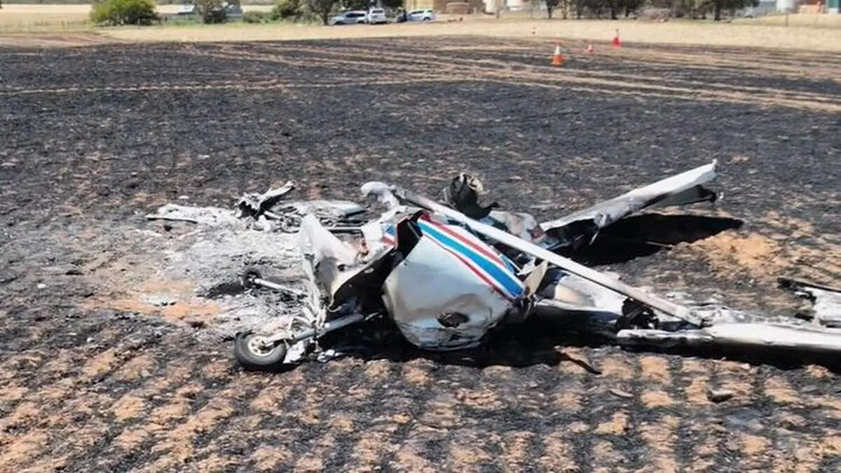  ۲ سرنشین هواپیمای آموزشی سانحه دیده در ساوجبلاغ فوت کردند