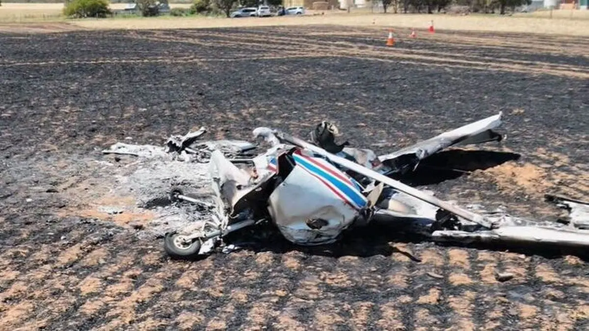  ۲ سرنشین هواپیمای آموزشی سانحه دیده در ساوجبلاغ فوت کردند