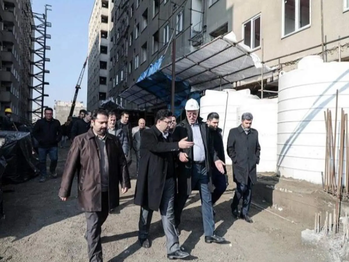 بازدید مدیرعامل بانک مسکن از مجتمع مسکونی- تجاری نگین عبدلآباد