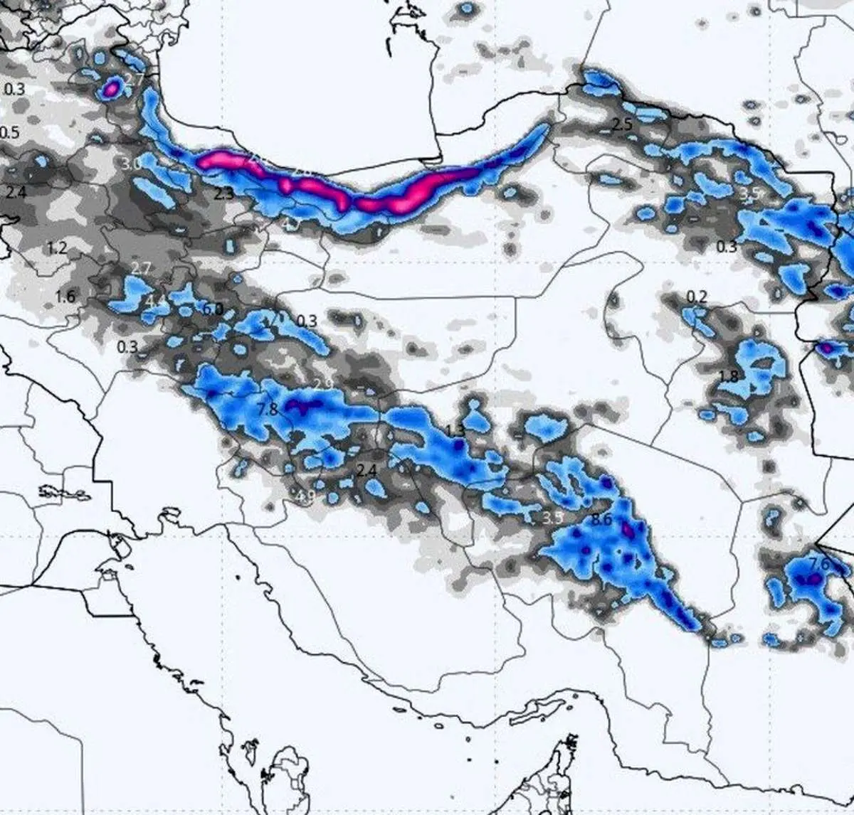 پیش‌بینی بارش برف و باران از چهارشنبه در کشور/ کاهش دما در انتظار است