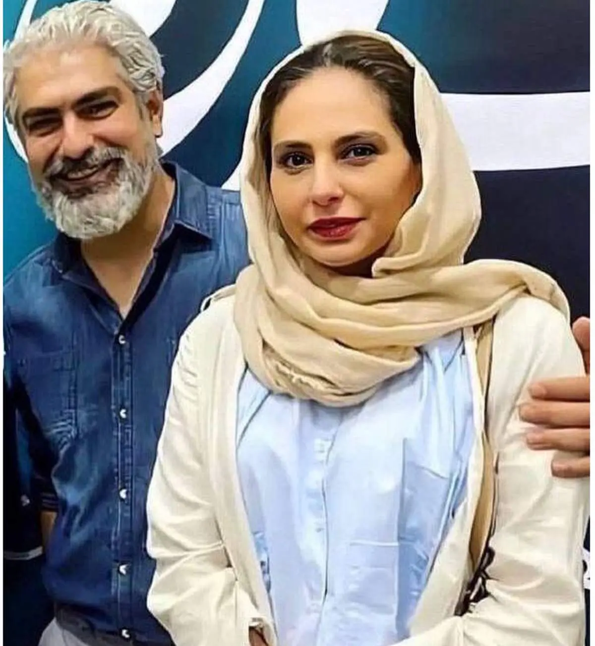 قدردانی رعنا آزادیور و همسرش از عادل فردوسیپور/ فیلم