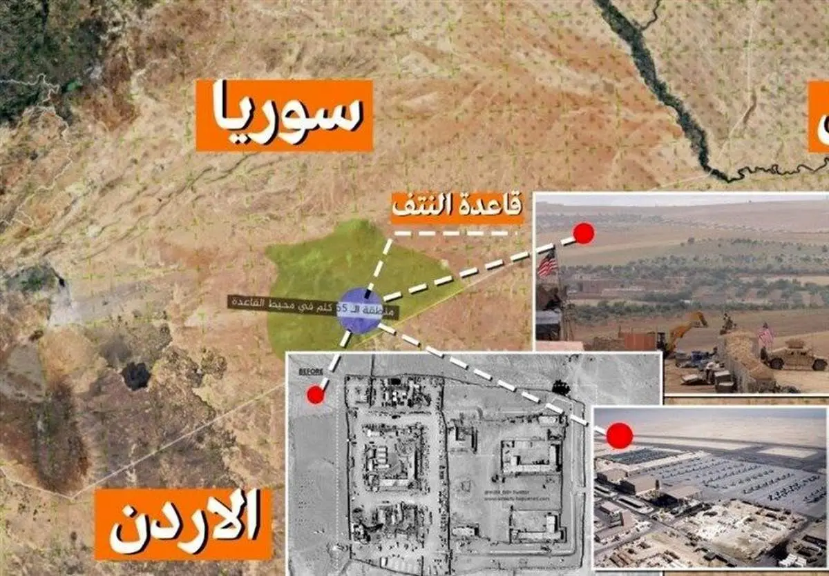 پایگاه نظامیان آمریکایی در سوریه بمباران شد