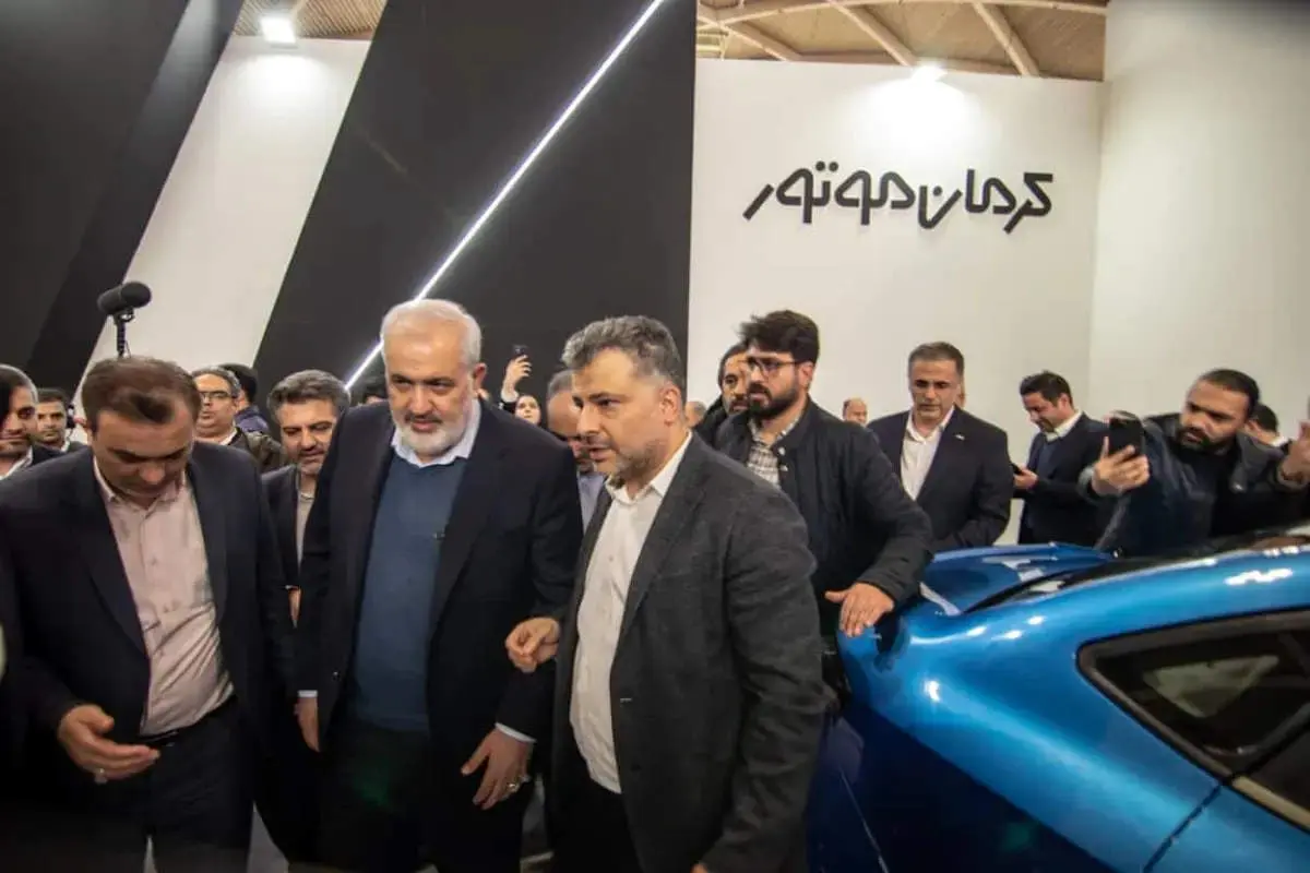  بازدید وزیر صمت از خودرو ایگل کرمان موتور