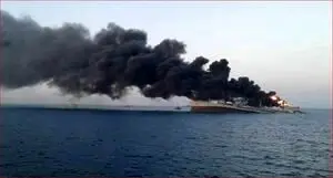 یمن یک کشتی انگلیسی را هدف قرار داد