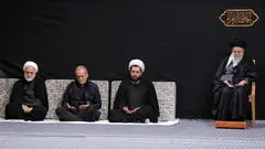 اولین شب مراسم عزاداری شهادت حضرت زهرا(س) با حضور رهبر انقلاب