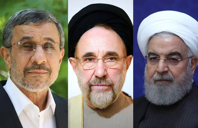 احمدی‌نژاد آفتابی شد، روحانی ناسزا شنید، خاتمی تخریب شد
