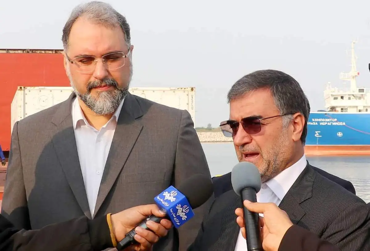 صادرات نخستین محموله مرکبات مازندران از سوی کشتیرانی دریای خزر به روسیه