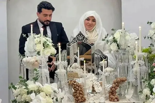 ازدواج زن 55 ساله با مرد 37 ساله / عکس