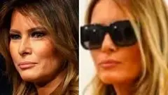 
عکس‌های تبلیغاتی زن ترامپ و بابانوئل
