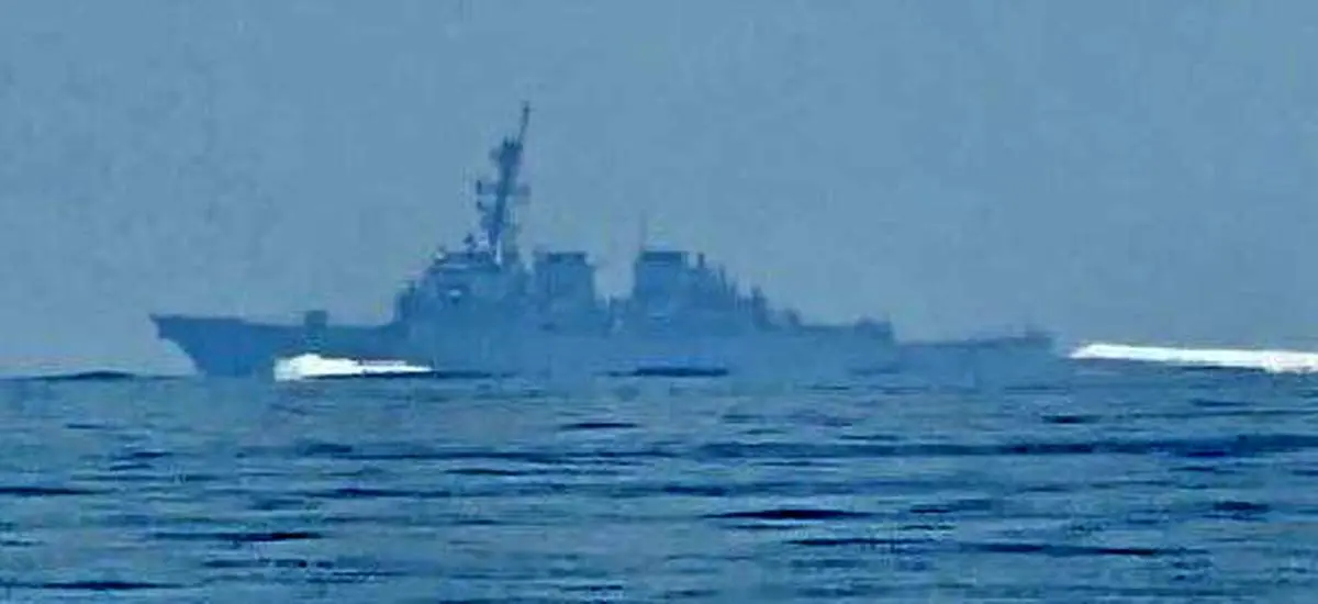 ناو جنگی آلمان به پهپاد آمریکایی حمله کرد!