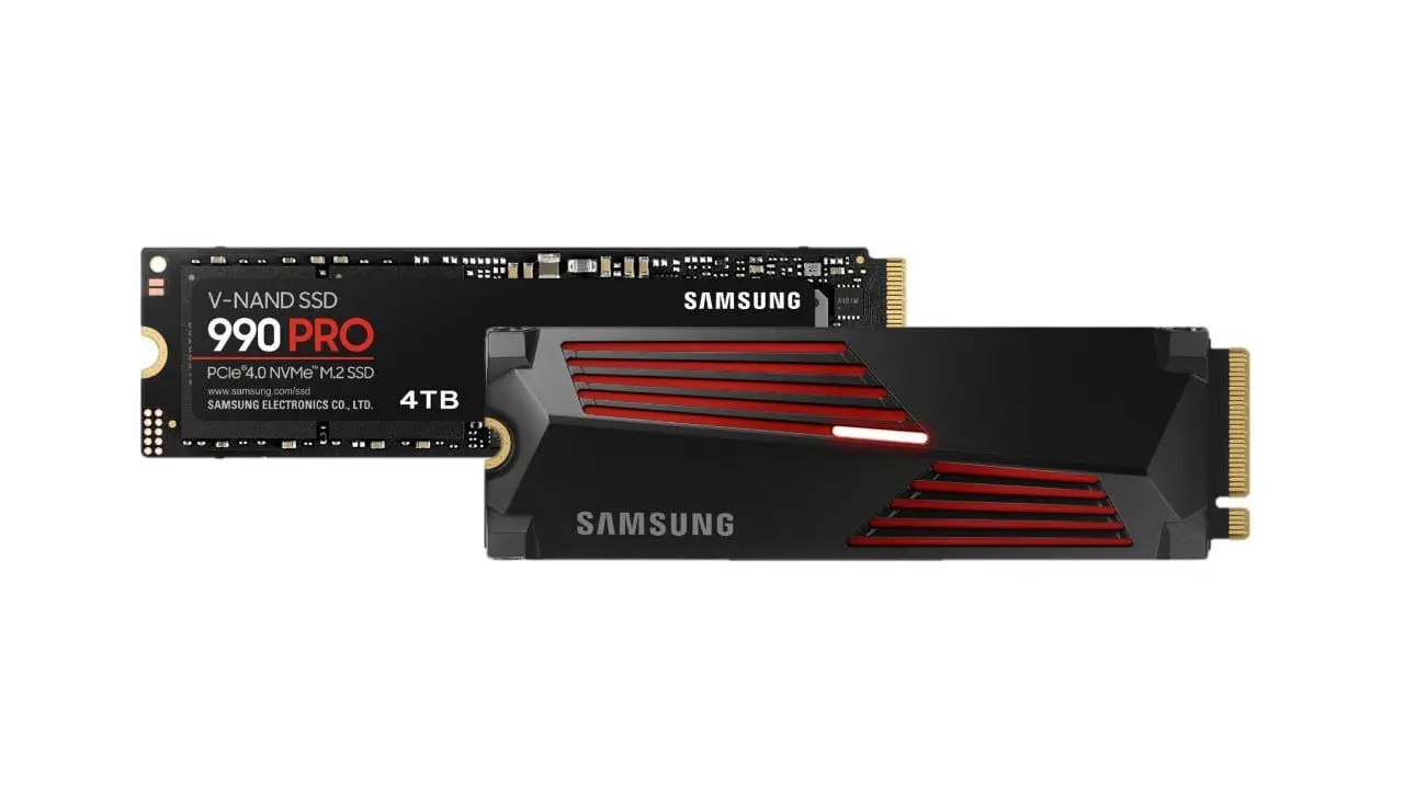 حافظه ۴ ترابایتی سری SSD 990 PRO سامسونگ معرفی شد