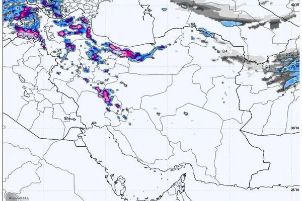 سه‌شنبه ۱۱ آذر آغاز بارش برف شدید در این مناطق/ جدول هواشناسی ۳ روز آینده