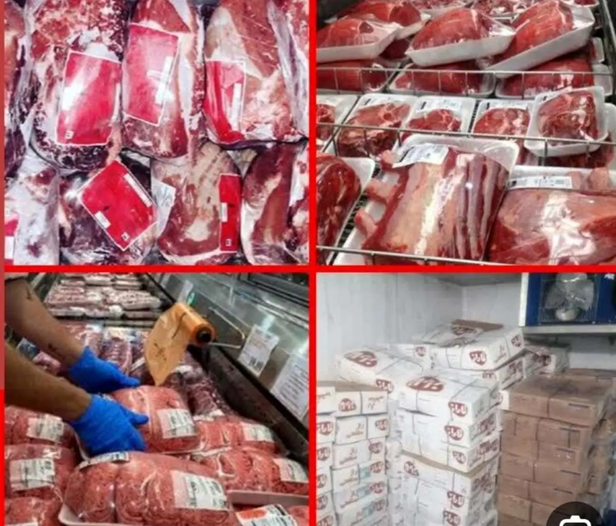 
کشف یک هزار و ۹۰۰ کیلوگرم گوشت منجمد وارداتی در همدان 
