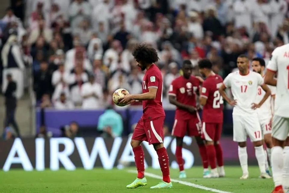 بازیکنان اردن دلیل برد قطر را افشا کردند/ فیلم جنجالی