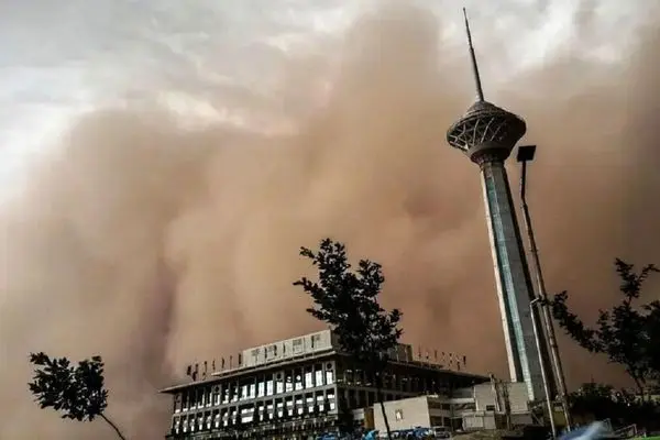 هشدار هواشناسی تهران/  ۵ روز گردوخاک و بادهای شدید در راه است