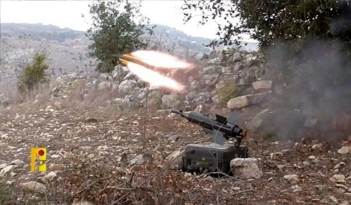 حملات موشکی حزبالله لبنان به 2 مرکز نظامی ارتش اسرائیل