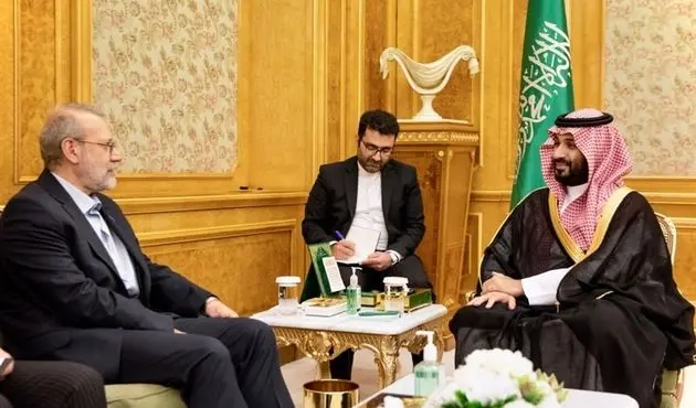 دیدار مهم لاریجانی و بن سلمان