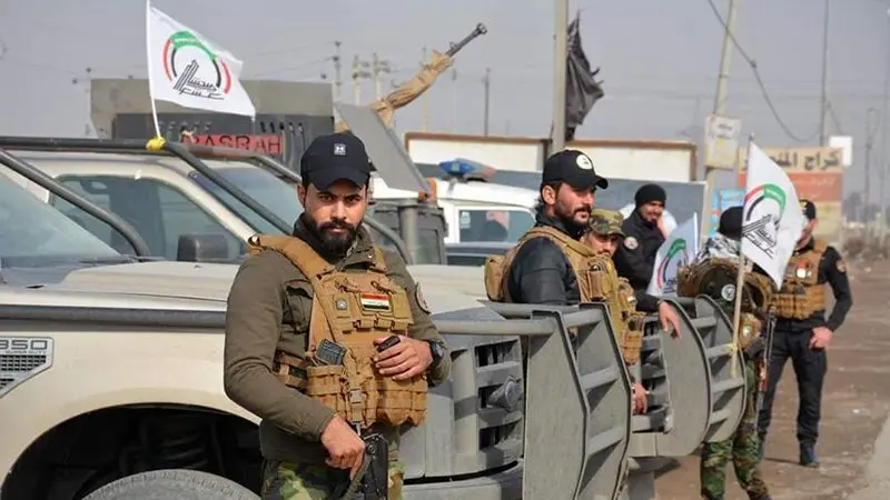 نیروهای الحشد الشعبی تدابیر امنیتی در مرز سوریه و عراق را افزایش دادند