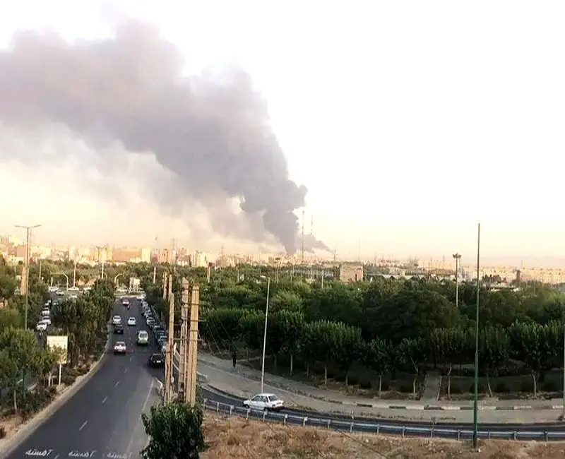 چگونگی حمله اسرائیل به انبارهای نفت تهران