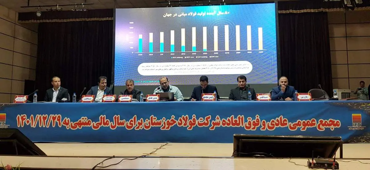  مجمع عمومی عادی سالیانه شرکت فولاد خوزستان با تقسیم سود هفتاد دو درصدی برگزار شد