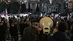 پایتخت گرجستان نا آرام شد