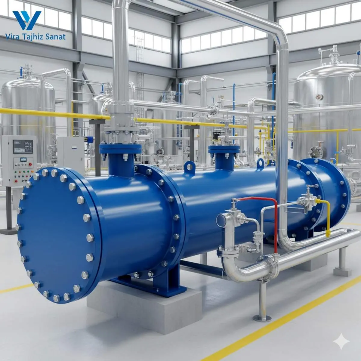 شرکت های پیشرو و معتبر در تولید مبدل های حرارتی پوسته ولوله با قیمت و کیفیت مناسب