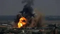 حمله شدید اسرائیل به نوار غزه