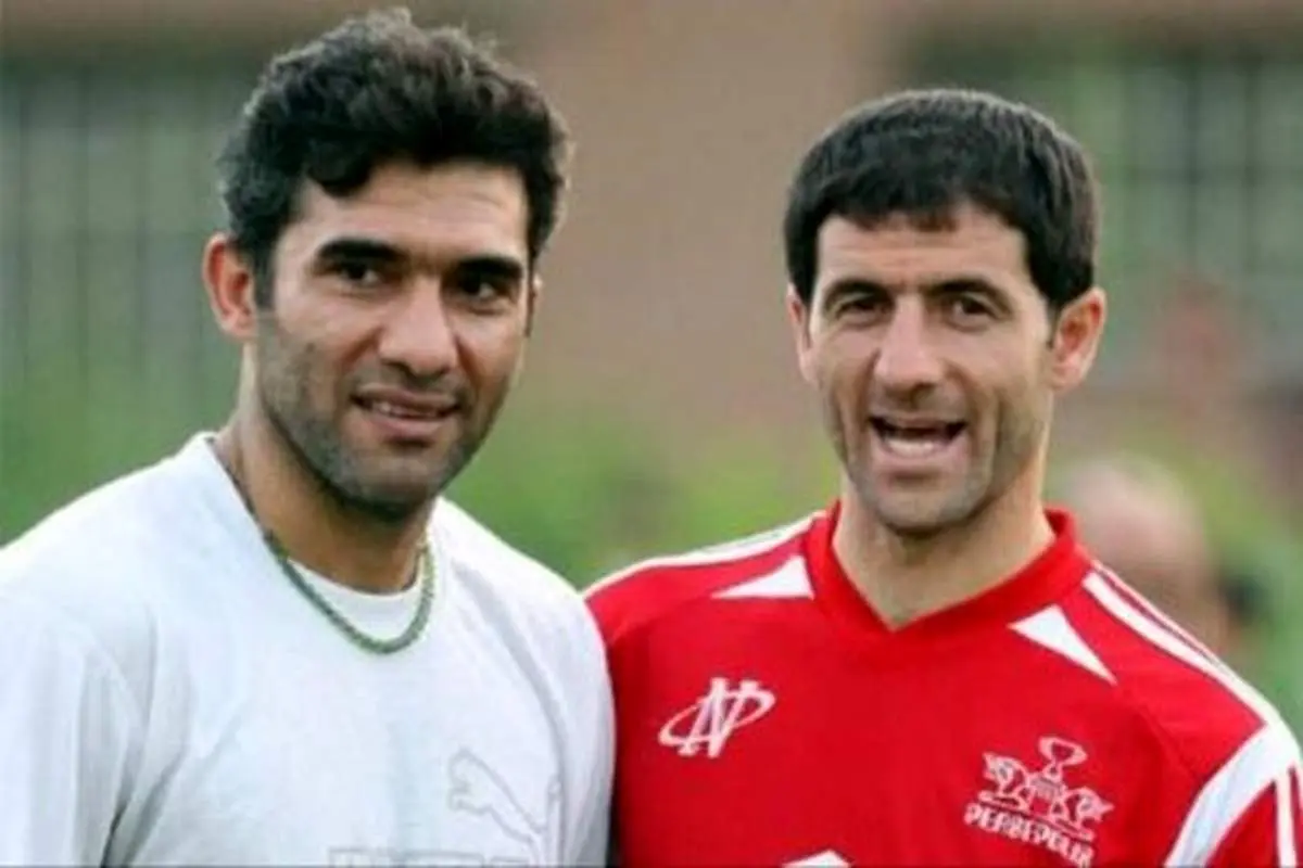 عابدزاده و کریم باقری رفیق همیشگی/ عکس