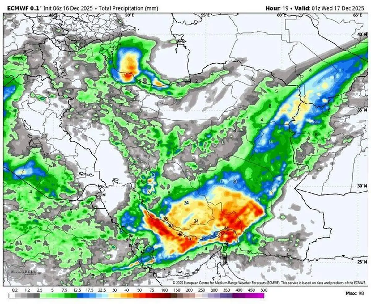 پیش‌بینی چهره برجسته هواشناسی درباره بارش‌های زمستانی / وضعیت ۶ استان از نظر بارشی نامطلوب است 