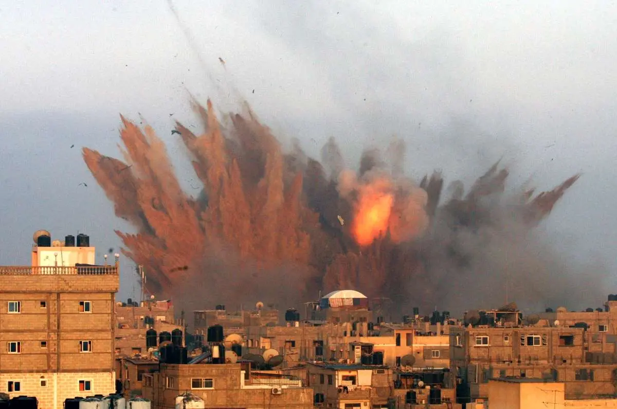 اسرائیل بمباران شد