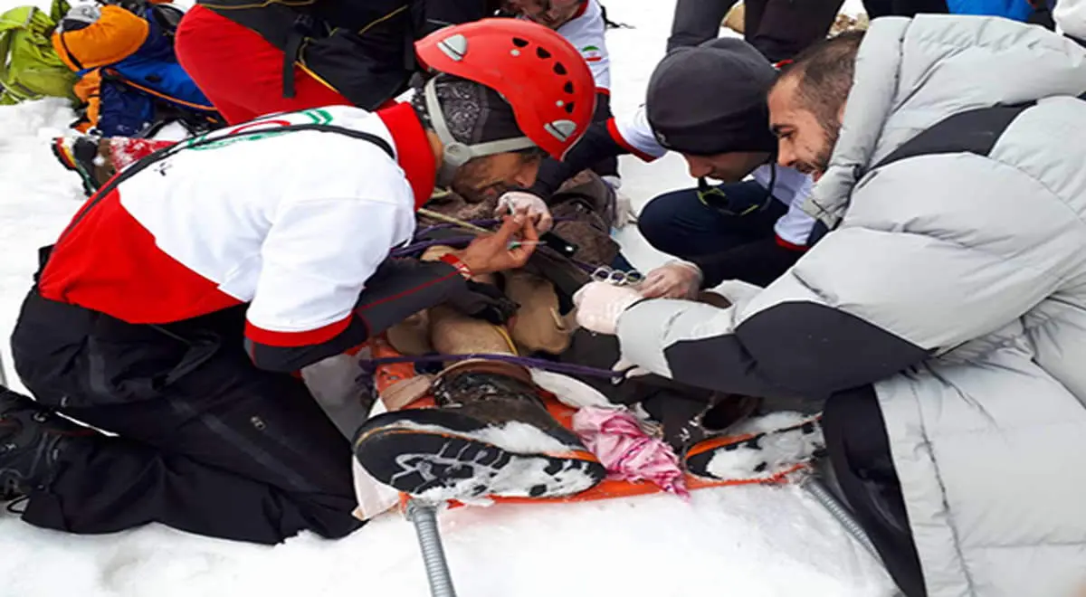 3 روز زیر برف؛ کوهنورد ۷۰ ساله  پیدا شد!