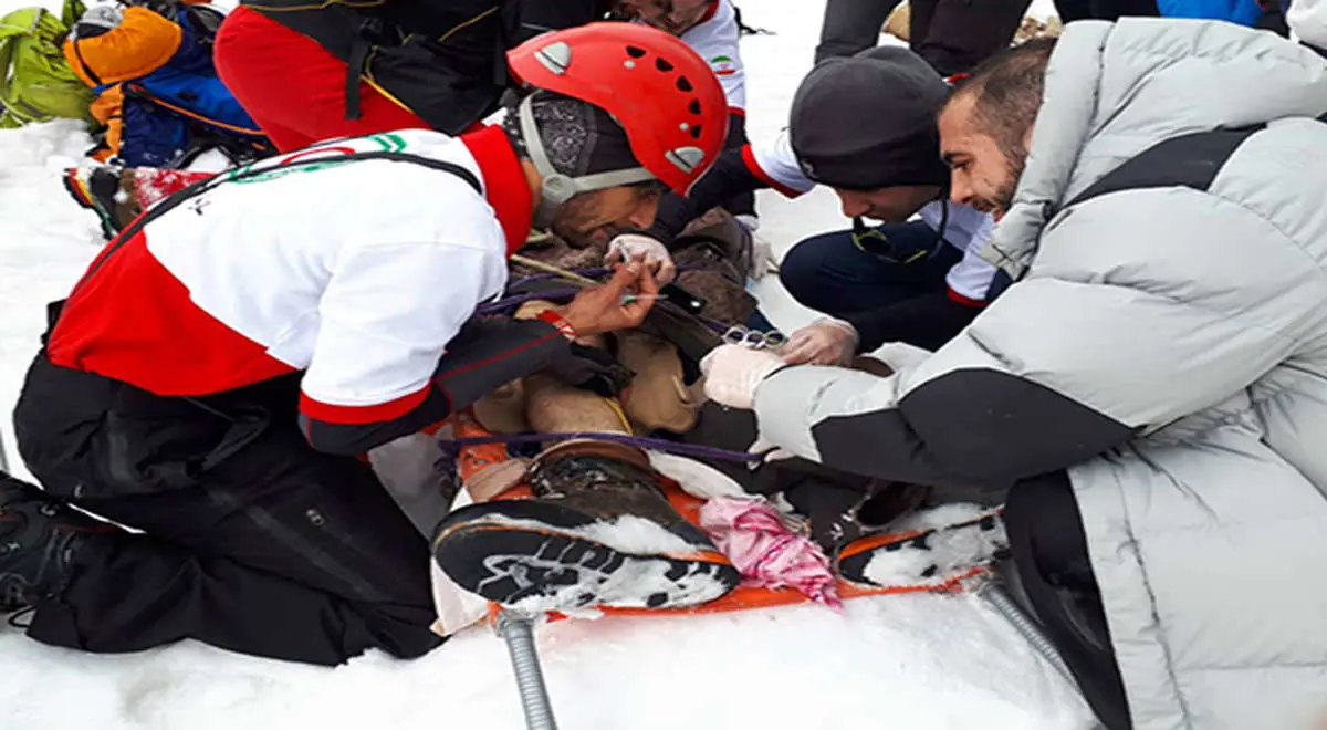 3 روز زیر برف؛ کوهنورد ۷۰ ساله  پیدا شد!