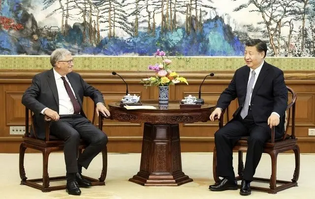 بیل گیتس با رئیس‌جمهور چین دیدار کرد | آمریکایی‌ها در صف بازدید از چین