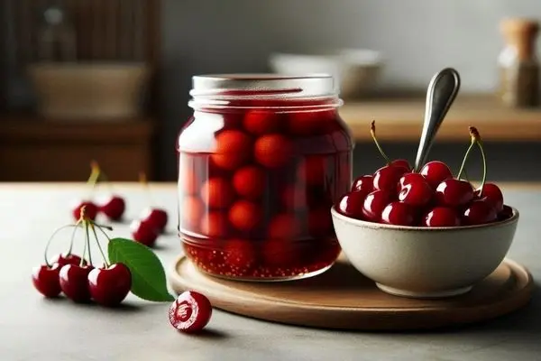 طرز تهیه ترشی آلبالو خوشرنگ و خوشمزه به روش خانگی
