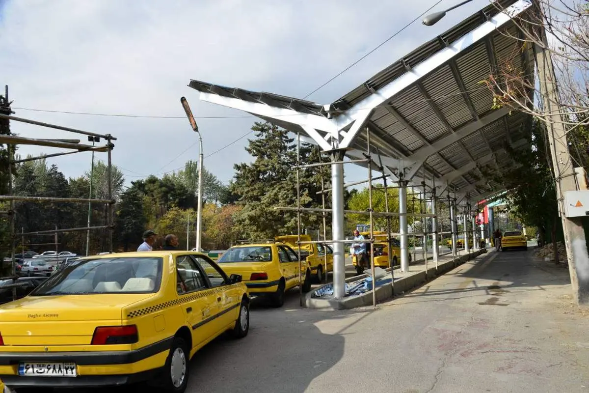 مسقف نمودن ۲ پایانه تاکسیرانی در شمال تهران
