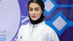 آتوسا گلشادنژاد طلا را به گردن انداخت