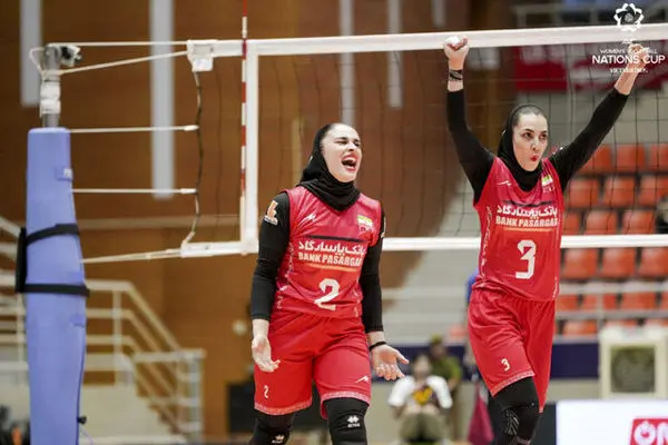 تاریخ‌سازی زنان والیبال ایران با قهرمانی در کاوا