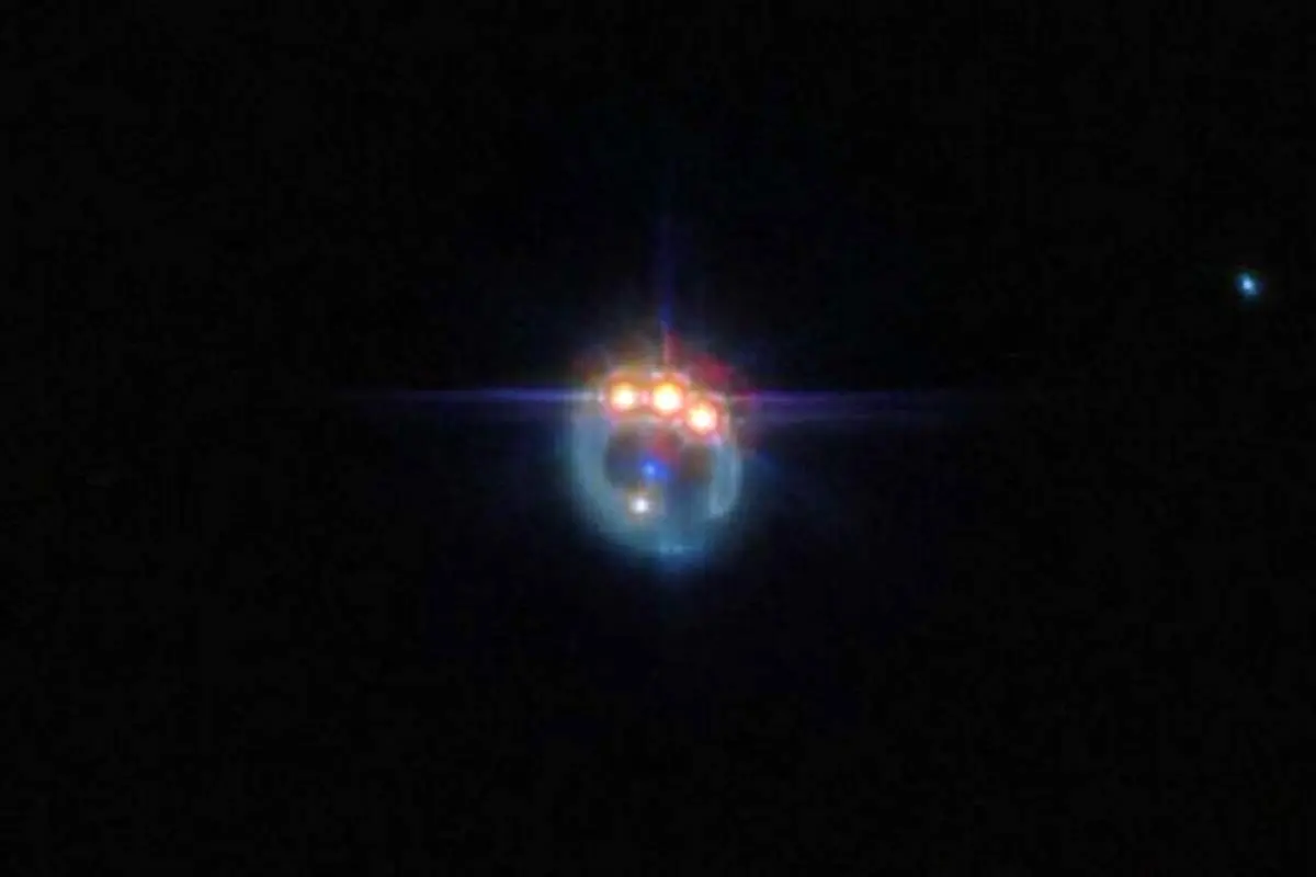 حلقه جواهرنشان درخشانی که «جیمز وب» پیدا کرد/ عکس