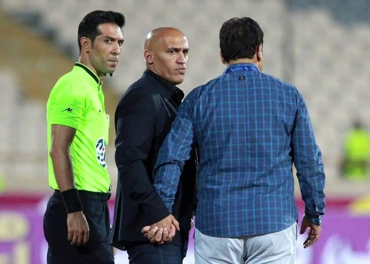 دست تو دست منصوریان و مهاجری برایش گران تمام شد!/ عکس